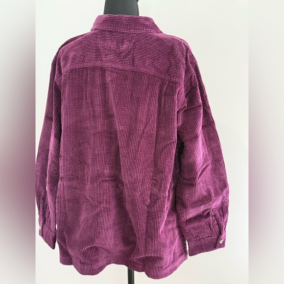 New Worn LL Bean XL Petite Purple Corduroy Women's 251 - Picture 6 of 8
